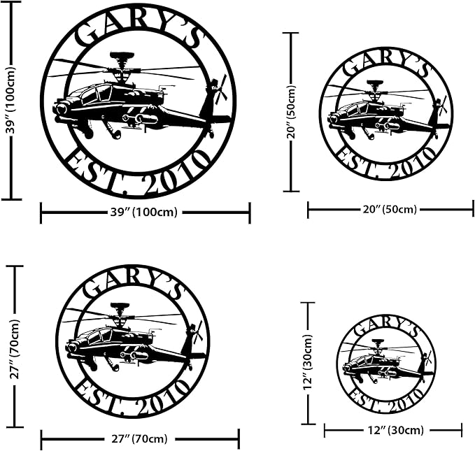 Personalized Metal Airplane Wall Art, Airplane Name Sign, Customized Pilot Name - Image 4