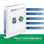 Samsill 3 Inch 3 Ring Binders, Made in USA, Economy Round Ring, 550 Sheet - Image 2