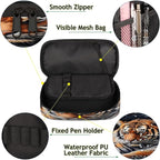 Pardick Pencil Case，3D Tiger Big Capacity Pencil Pouch Coin Pouch Stationery - Image 5