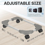 Liitrton Mobile CPU Stand with 4 Locking Casters, Ventilated PC Tower Stand - Image 2