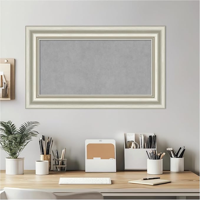 Amanti Art Silver Framed Magnetic Board 18x30 Small Vision Board - Image 6