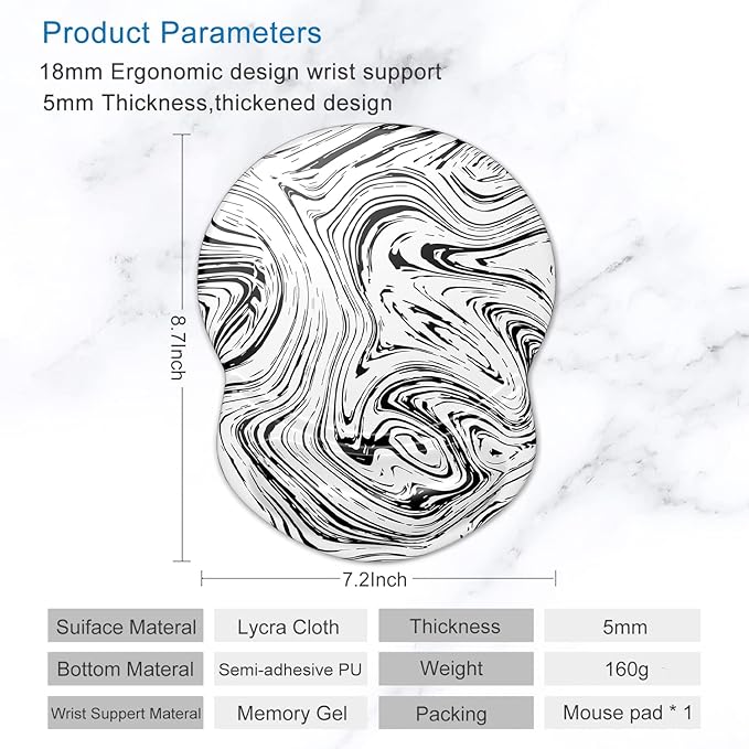 ITNRSIIET Ergonomic Mouse Pad - Image 5