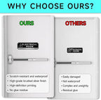 Electrical Room Sign for Business Door, Self-Adhesive Durable Modern Electric - Image 4