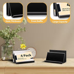 4 Pack 3x5 Index Card Display Holder Acrylic Cards Holder Stand Acrylic - Image 3