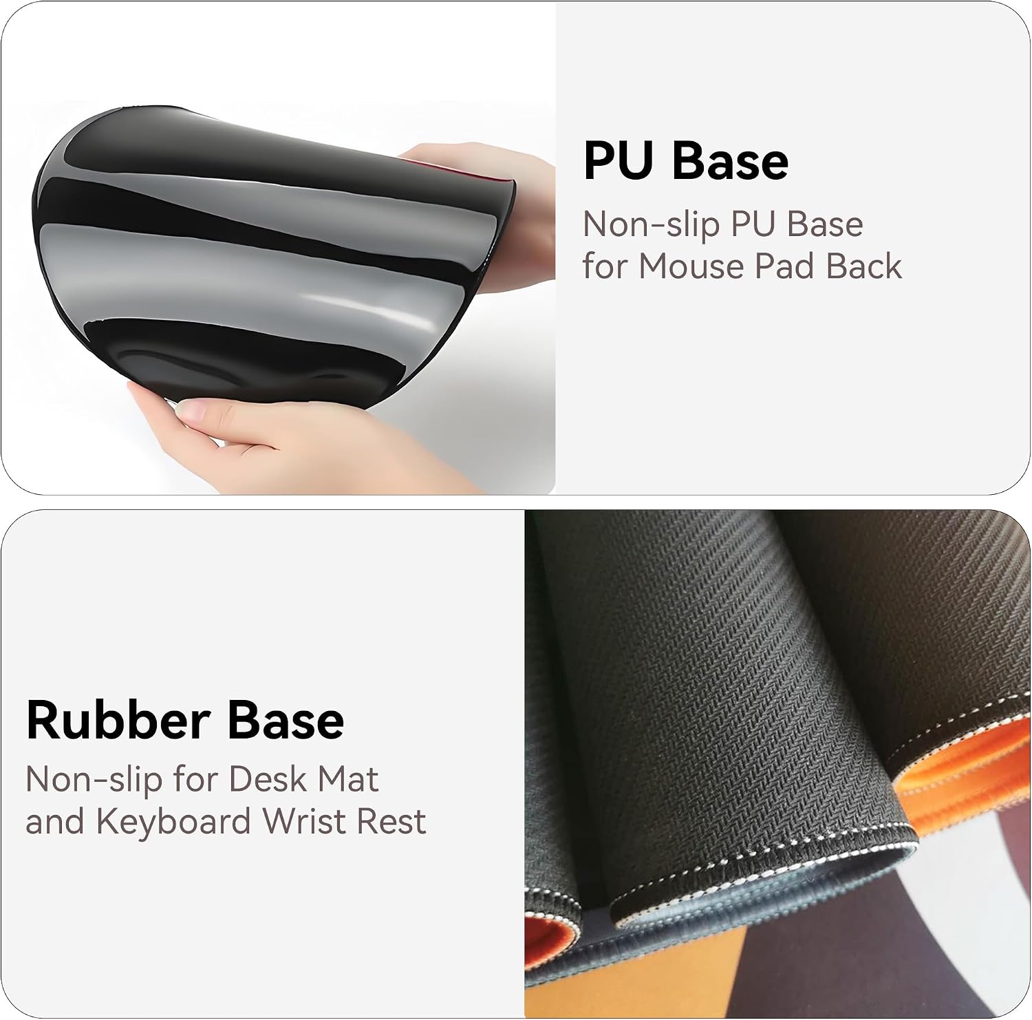 Desk Mat Set Keyboard and Mouse Pad with Wrist Rest Support | Ergonomic,Pain Relief, 4-in-1 Large Big Mousepad Computer Mats,Desk Pad Matt Mats for Desktop Home & Office