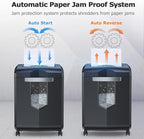 Bonsaii Paper Shredder, 18-Sheet 60-Minutes Shredder - Image 5