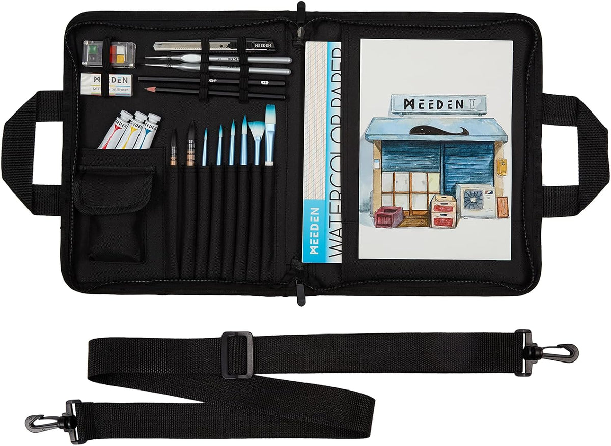 meeden portable artist sketch bag: large capacity travel, main product view