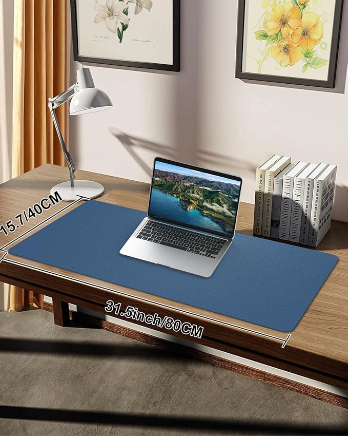 Leather Desk Protector, Non-Slip PU Laptop Mat, Waterproof Writing Pad - Image 7
