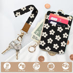 bolimoss Cute Floral Lanyard Wallet and ID Badge Holder - Image 6