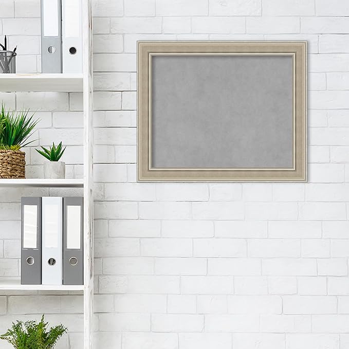 Amanti Art Silver Framed Magnetic Board 20x24 Small Vision Board - Image 5