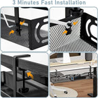 Mzmaxy Cable Management, Metal Cord Organizer - Image 8