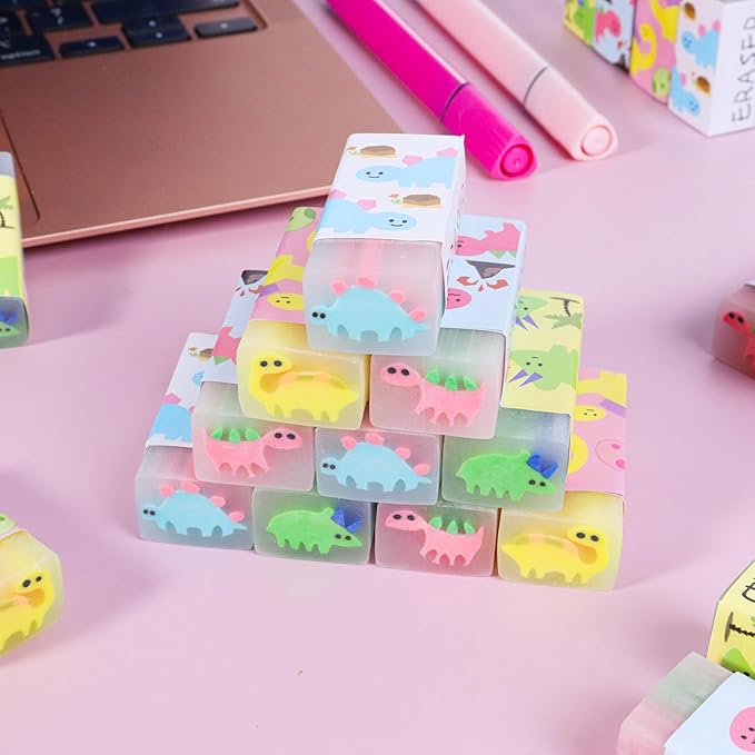 35PCS Cute Animal Erasers for Kids, Count Bulk Pack, Back to School Supplies - Image 4