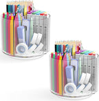 2 Pack Pen Pencil Holder for Kids, Rotating Pen Holder for Desk Organizer by Absonic