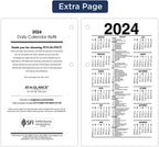 AT-A-GLANCE 2024 Daily Desk Calendar Refill, 3-1/2" x 6", Standard, Loose-Leaf (E7175024)