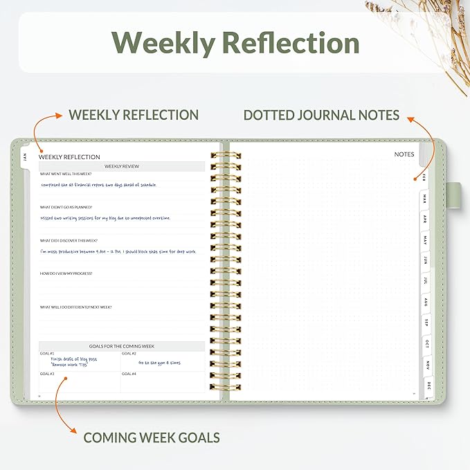 SUNEE 2026 Planner 8.5" x 11" – Dated Productivity Planner - Image 3
