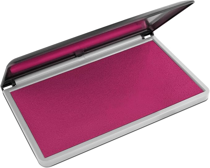 MaxMark Large Premium Magenta Purple Ink Stamp Pad by Maxmark