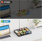 Marbrasse Expandable Desk Drawer Organizer, Mesh Drawer Organizer Tray - Image 8