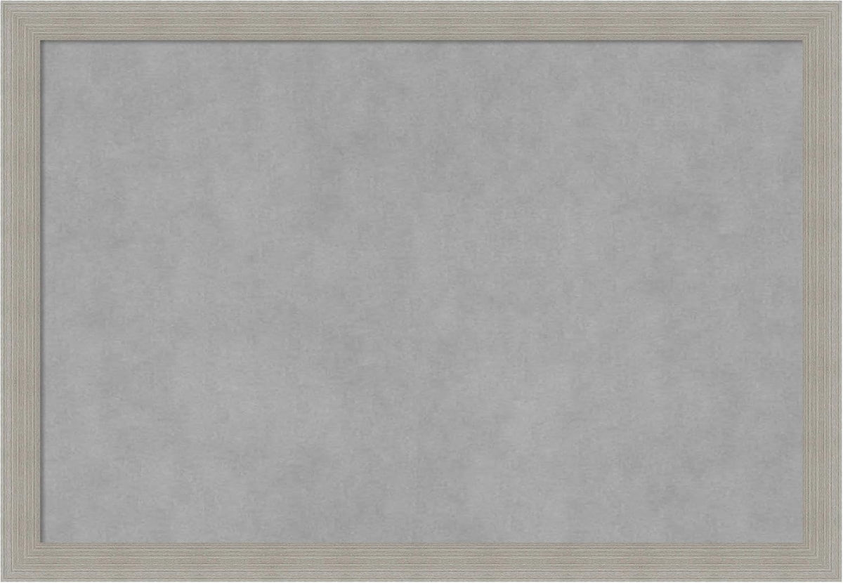 Amanti Art Grey Framed Magnetic Board 18x26 Medium Vision Board
