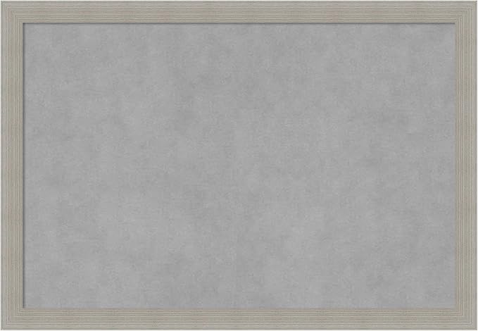 Amanti Art Grey Framed Magnetic Board 18x26 Medium Vision Board by AmantiArt