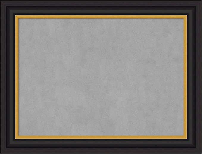 Amanti Art Black Framed Magnetic Board 26x34 Medium Vision Board by AmantiArt