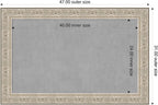 Amanti Art Silver Framed Magnetic Board 31x47 Large Vision Board - Image 2