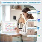 15.6 Inch Digital Calendar Wall Touch Screen Chore Chart, 32GB Electronic Calendar + Smart Family Planner, Wall and Desk Mountable, Gifts for Women Men, Gifts for Mom Dad