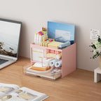 Marbrasse Desk Organizer with 3 Drawer, Desk Organizers and Accessories with 4 - Image 5