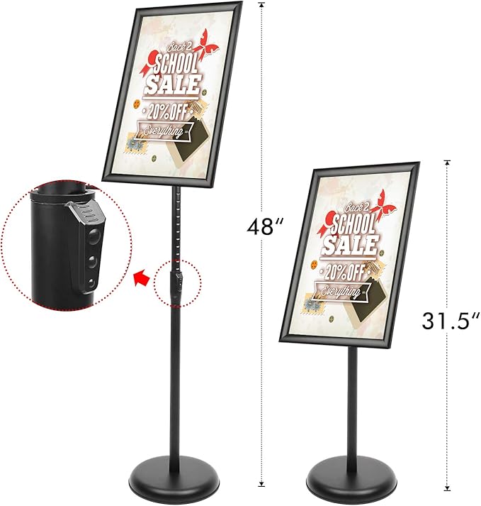 DISPLAYSWORKER Sign Stand, Sign Holder Floor Stand - Image 2