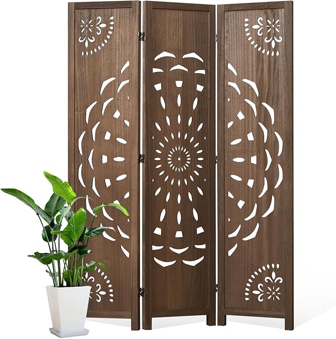 66.9Inch Wooden Room Partition by Svimi