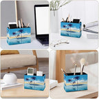 Famame Tropical Island Palm Trees Pencil Holder - Image 3