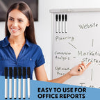 Kosiz 200 Pcs Magnetic Dry Erase Markers Fine Point Tip Whiteboard Markers - Image 5
