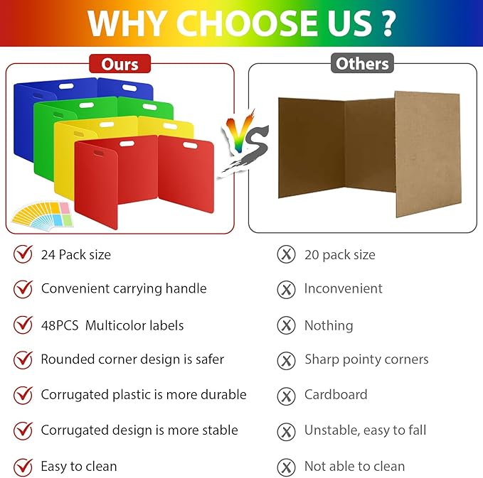 MuseLuxe 24 Pack Privacy Folders - Image 2