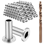 BLIKA 100 Pack Stainless Steel Protector Sleeves by BLIKA