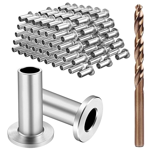 BLIKA 100 Pack Stainless Steel Protector Sleeves by BLIKA