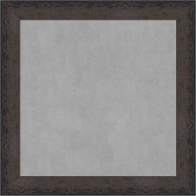 Amanti Art Black Framed Magnetic Board 29x29 Medium Vision Board by AmantiArt