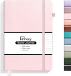 Annecy Lined Journal Notebook, Hardcover Leather Journal by Annecy