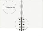HULYTRAAT Large Dot Grid Spiral Notebook, 8.5" x 11", Premium 100gsm Ivory - Image 4