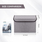 Bagnizer Large 17" 42 Quarts Collapsible Stackable Storage Bins - Image 2