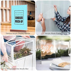 Roowest 3 Pcs 24 x 28 Inch, 1/4 Inch Thick Clear Acrylic Sheets Plastic Panels - Image 5