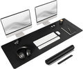 YSAGi Non-Slip Leather Desk Pad Long Size, Waterproof Laptop Computer Desk by YSAGi