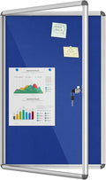 Mifuro 36"x24" Enclosed Bulletin Board, Lockable Weather-Resistant Aluminum by MifuroOfficeProduct