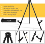 Magicfly 6 Pack Tabletop Easel, Adjustable & Portable Tripod Easel - Image 4