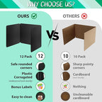 12 Pack Desk Dividers for Students, Waterproof Durable Plastic Testing Dividers - Image 3