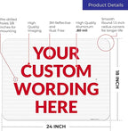Custom Sign, Personalized Metal Signs, Customize - Image 3