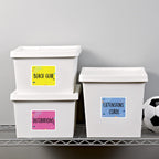 Avery Printable Shipping Labels with Sure Feed, 3-1/3" x 4", White, 600 Blank Mailing Labels for Laser Printers (5164)