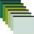 Lincia 6 Pcs 11" x 9.5" Legal Pads College Ruled Notepad Landscape Notebook by Lincia