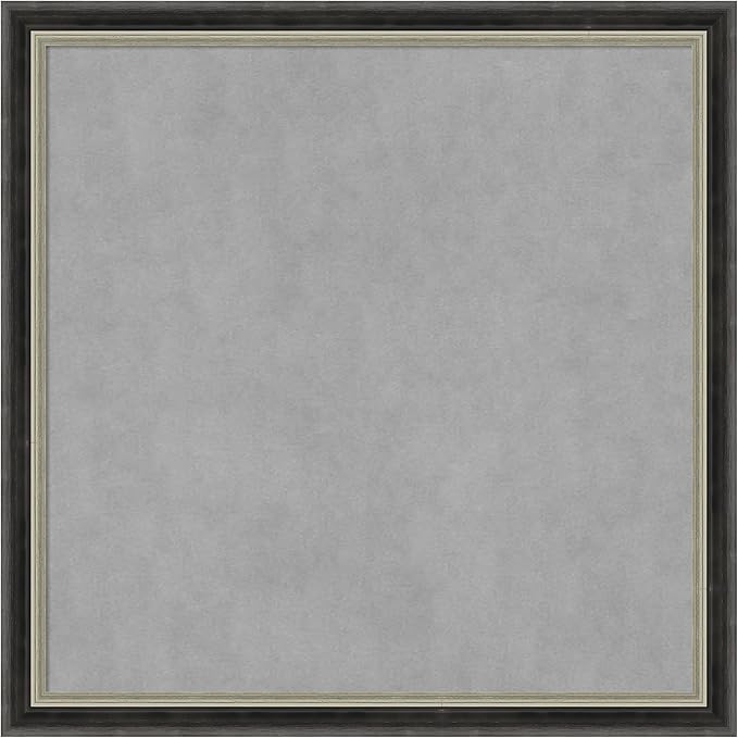 Amanti Art Black Framed Magnetic Board 13x13 X-Small Vision Board by AmantiArt