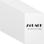 Elcoho 24 Pack White Foam Board, 24 x 36 Inch Acid-Free Foam Core Board by Elcoho