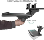 EUREKA ERGONOMIC Height Adjustable Mouse & Keyboard Tray Under Desk, 28x10'' - Image 9