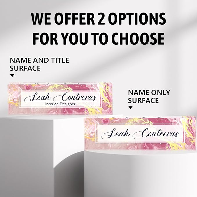 AZUFEMOS Personalized Name Plate - Image 5